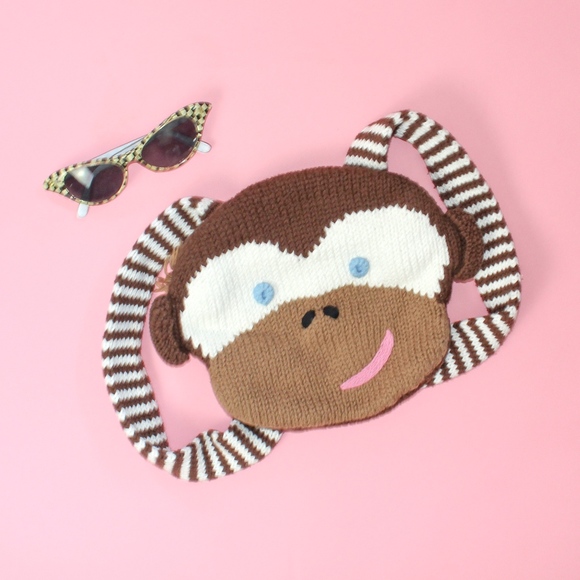 blabla Other - (168) Blabla Kids Knit Monkey Backpack